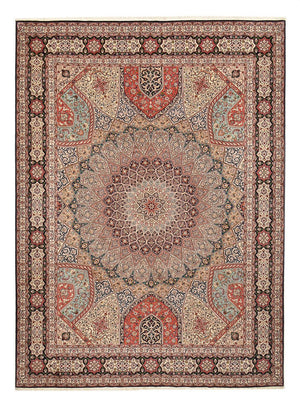 Perzisch tapijt - Tabriz - Royal - 400 x 303 cm - donker beige
