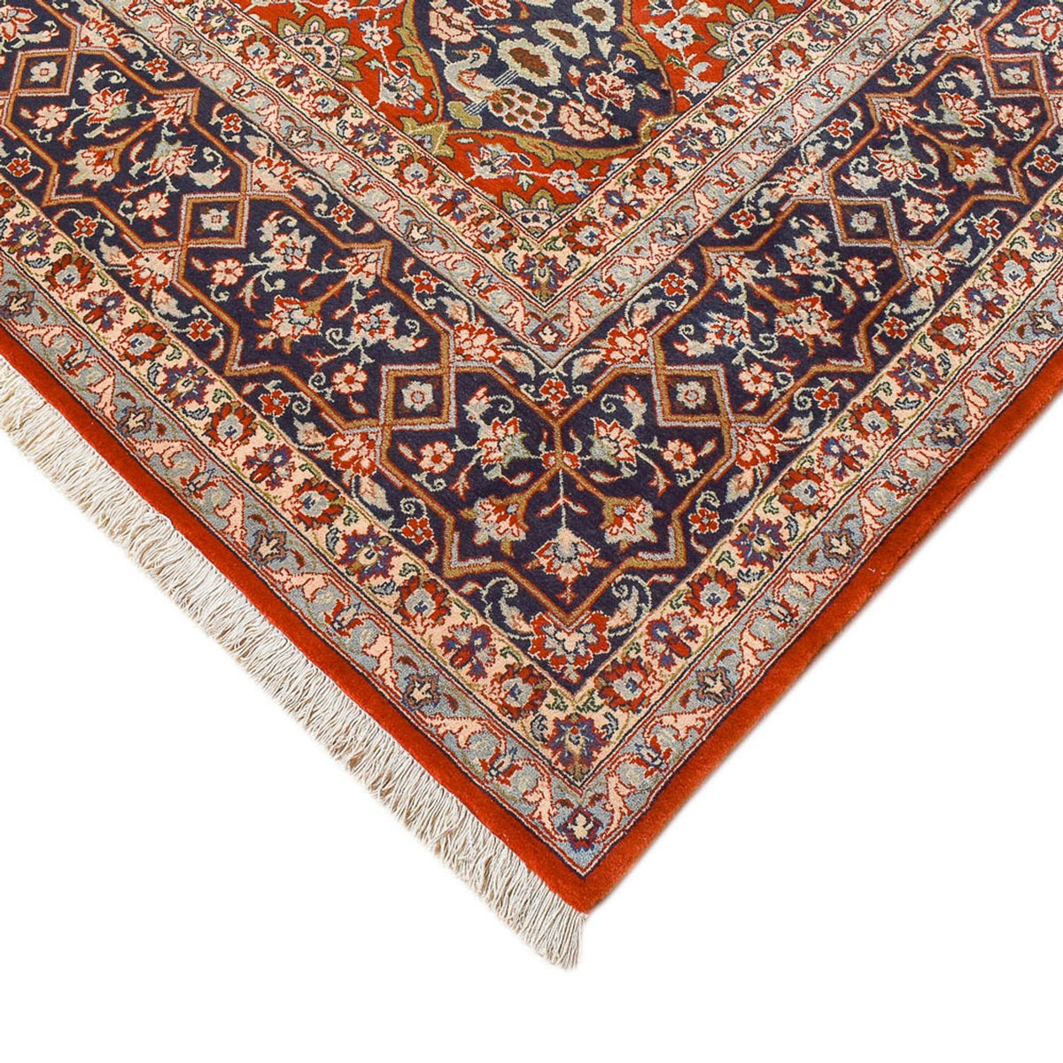 Perzisch tapijt - Keshan - 352 x 251 cm - donker beige