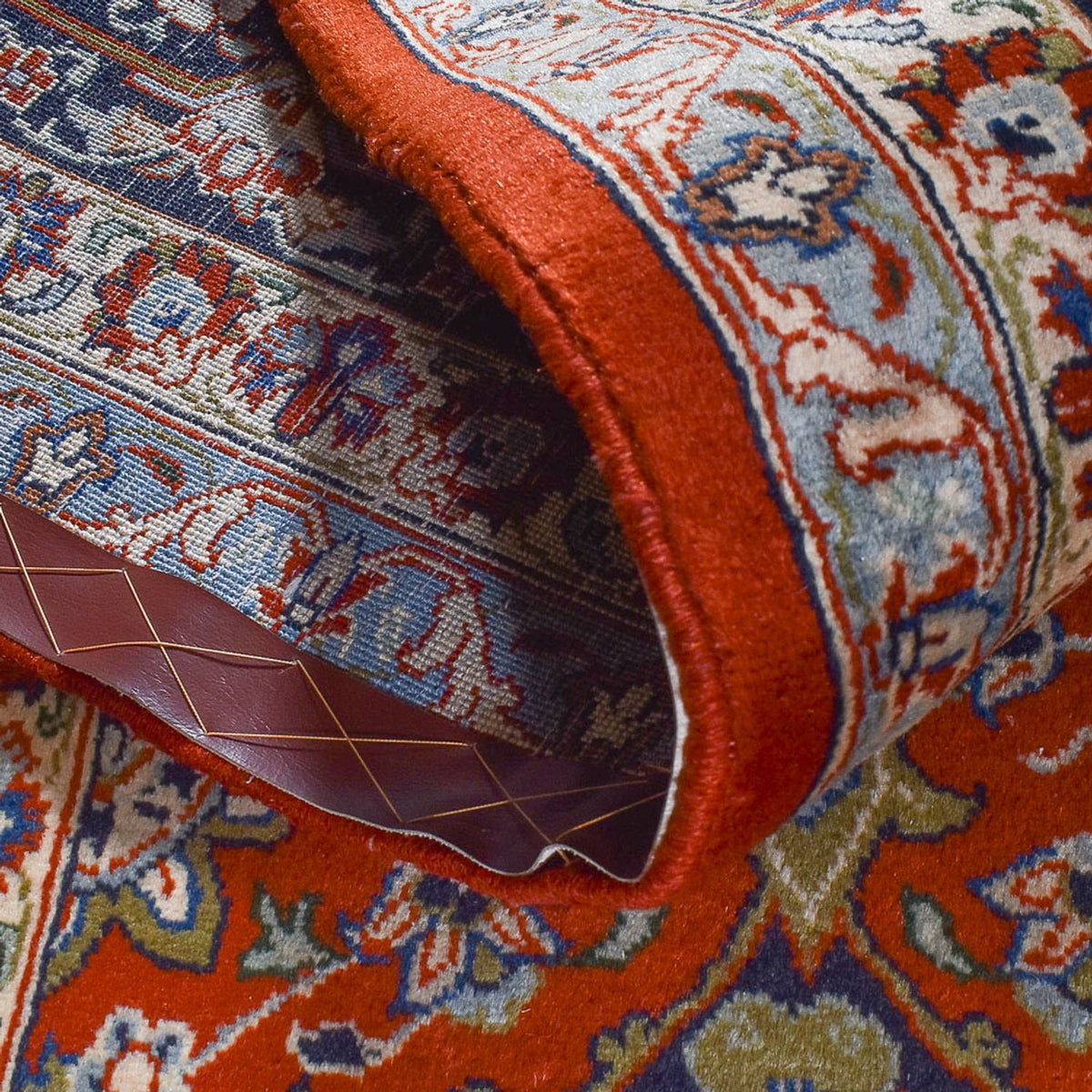 Perzisch tapijt - Keshan - 352 x 251 cm - donker beige