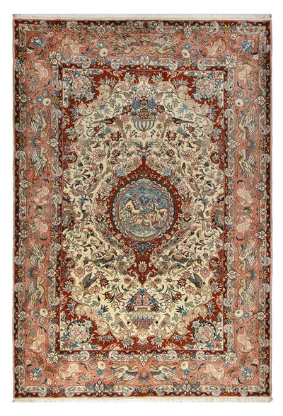 Kashan Tapijt 221x322cm - Perzisch tapijt