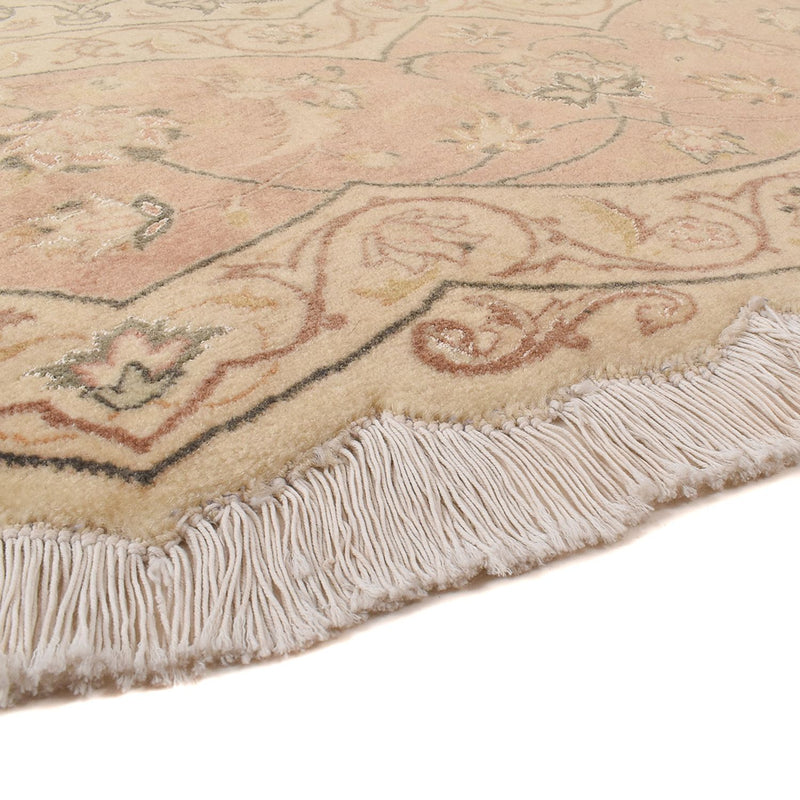 Perzisch tapijt - Tabriz - Premium rond  - 310 x 310 cm - beige