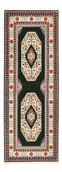 Loper Perzisch tapijt - Tabriz - Royal - 202 x 74 cm - donkerblauw