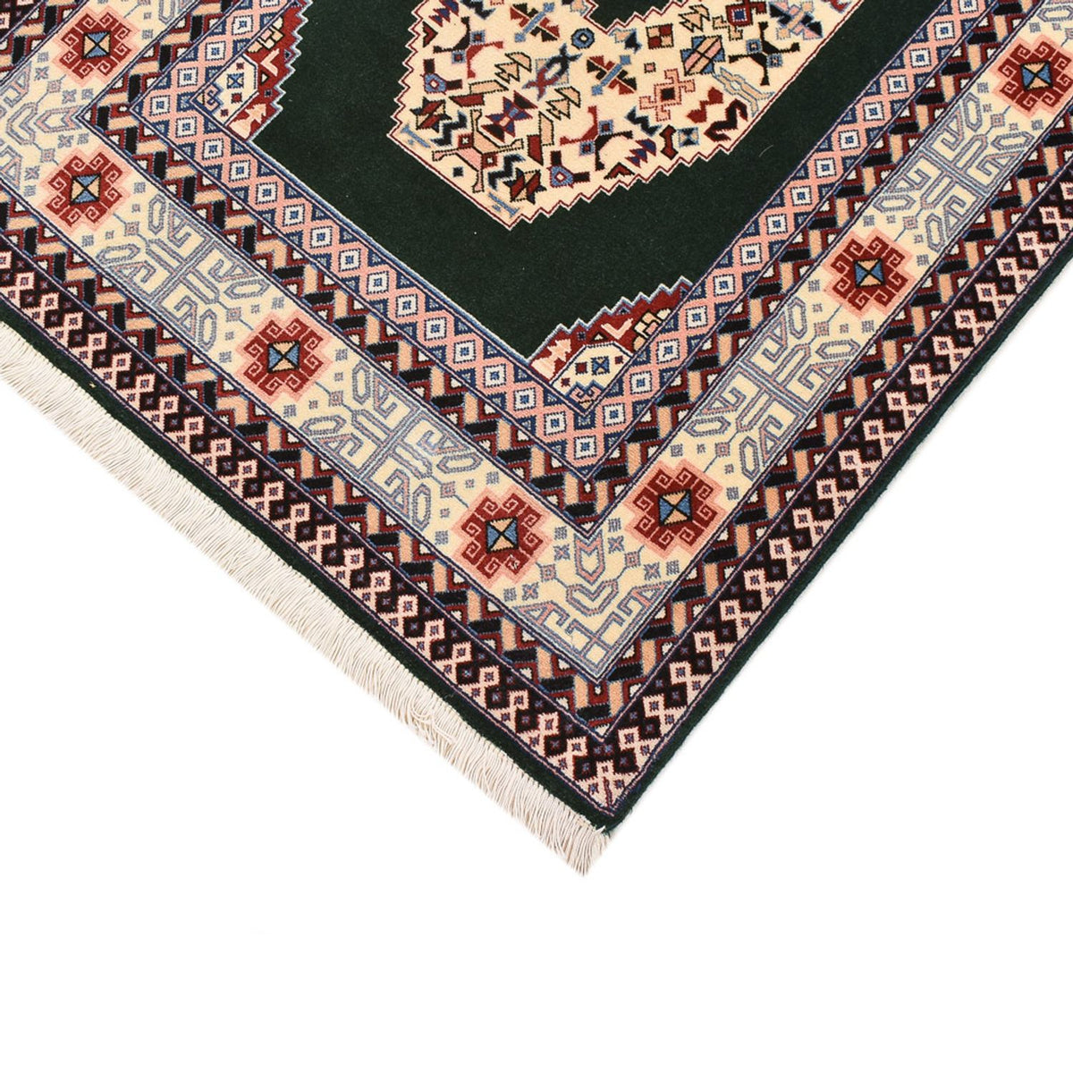 Loper Perzisch tapijt - Tabriz - Royal - 202 x 74 cm - donkerblauw
