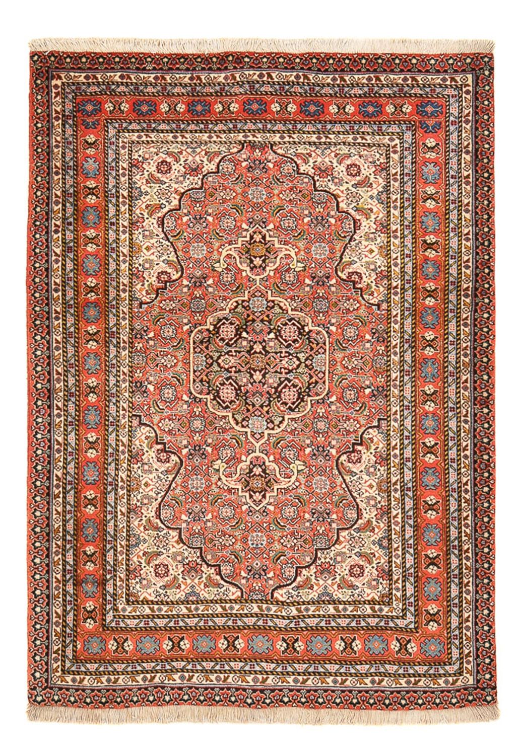 Perzisch tapijt - Tabriz - 156 x 110 cm - licht rood