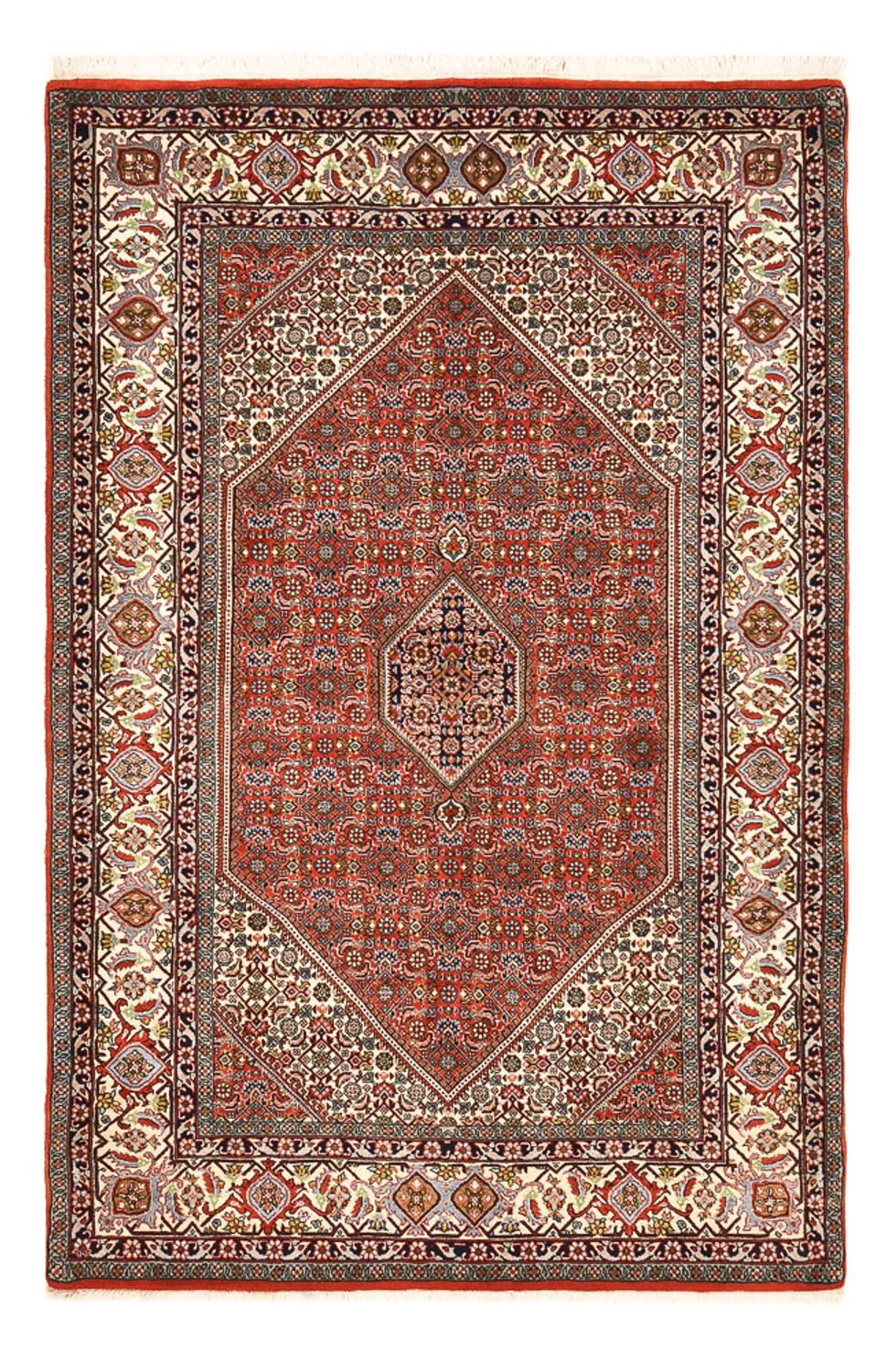 Perzisch tapijt - Bijar - 222 x 138 cm - roest