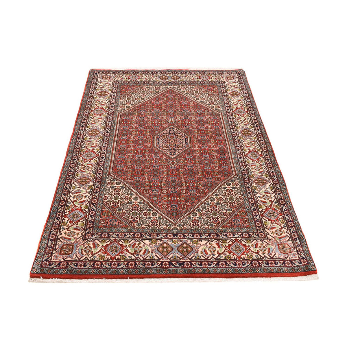 Perzisch tapijt - Bijar - 222 x 138 cm - roest