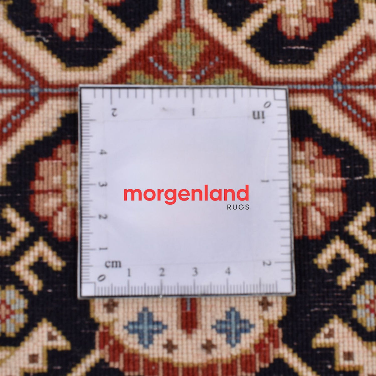 Loper Perzisch tapijt - Ghom - Koninklijk - 200 x 51 cm - donker beige