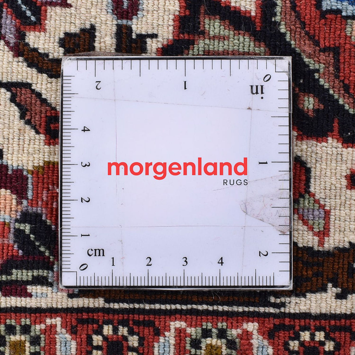 Perzisch tapijt - Bijar - 410 x 304 cm - bordeauxrood