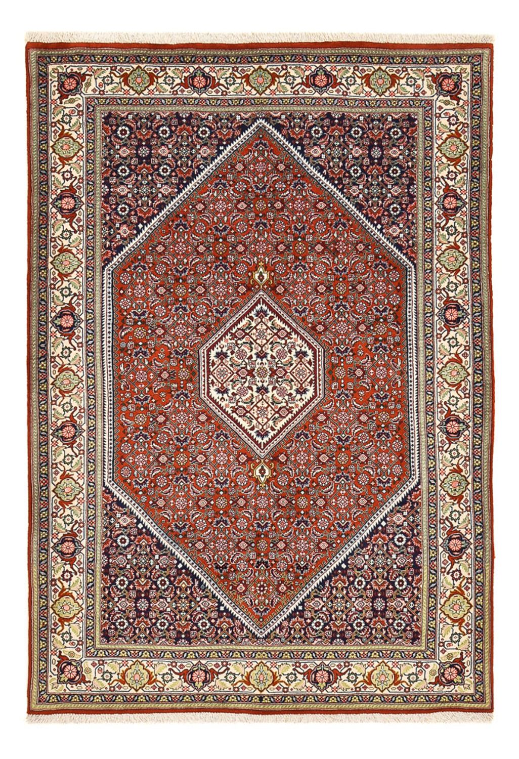 Perzisch tapijt - Bijar - 203 x 135 cm - roest