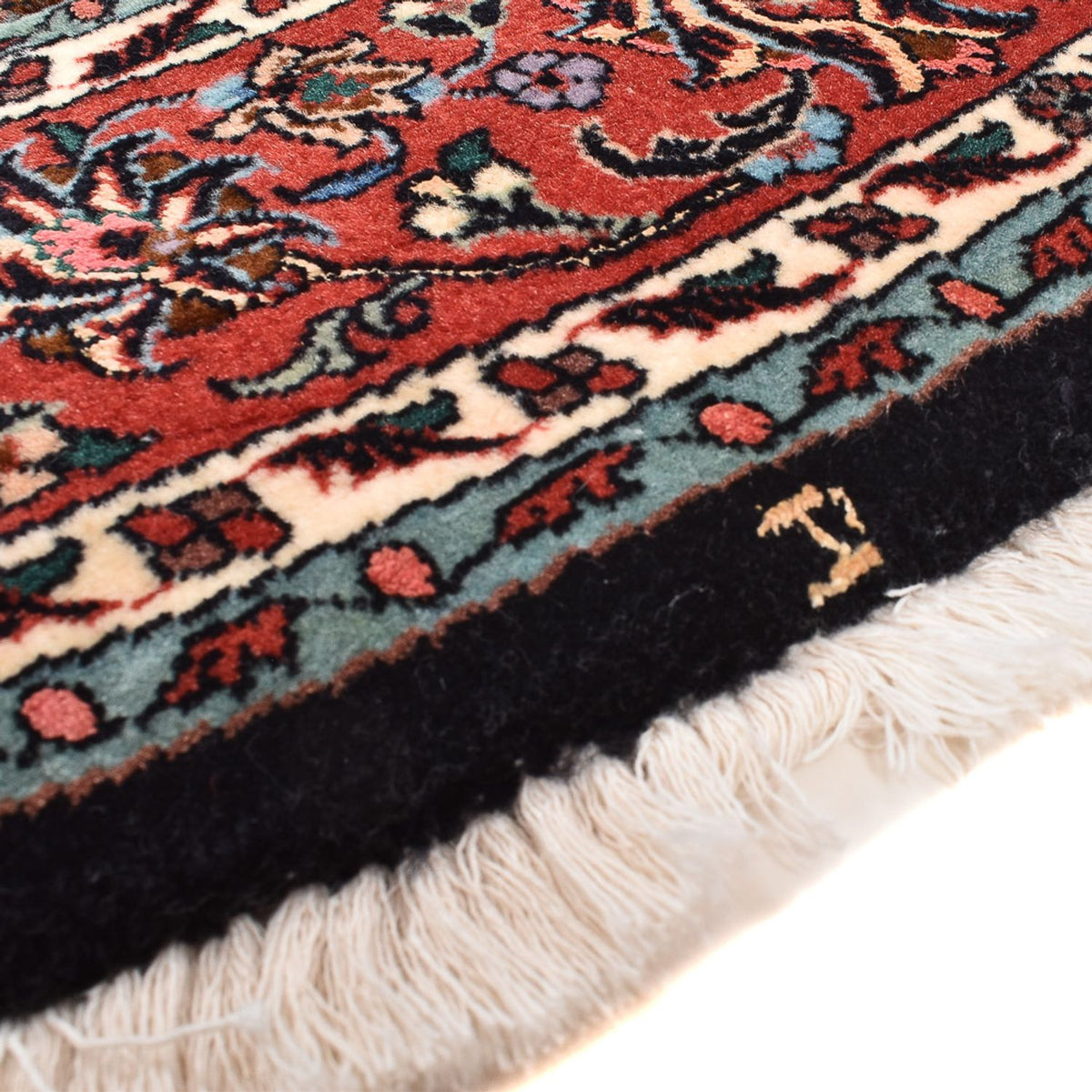 Perzisch tapijt - Bijar rond  - 150 x 150 cm - roest