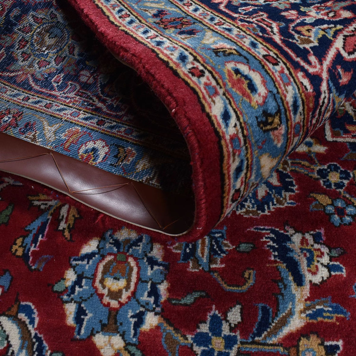 Perzisch tapijt - Keshan - 314 x 198 cm - donkerrood