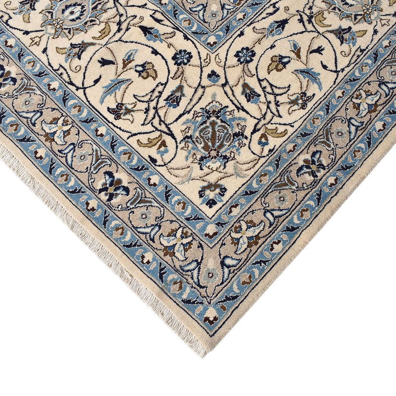 Perzisch tapijt - Nain - Koninklijk - 404 x 390 cm - crème