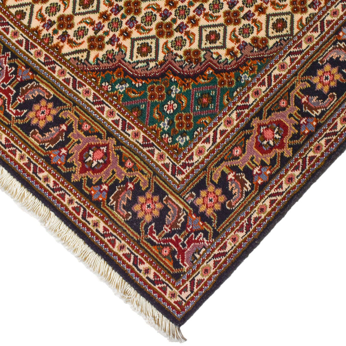 Perzisch tapijt - Tabriz - Royal - 201 x 150 cm - bruin