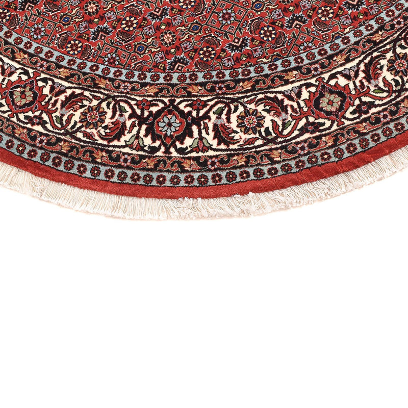 Perzisch tapijt - Bijar rond  - 150 x 150 cm - donkerrood