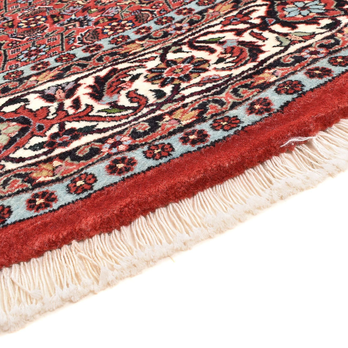 Perzisch tapijt - Bijar rond  - 150 x 150 cm - donkerrood