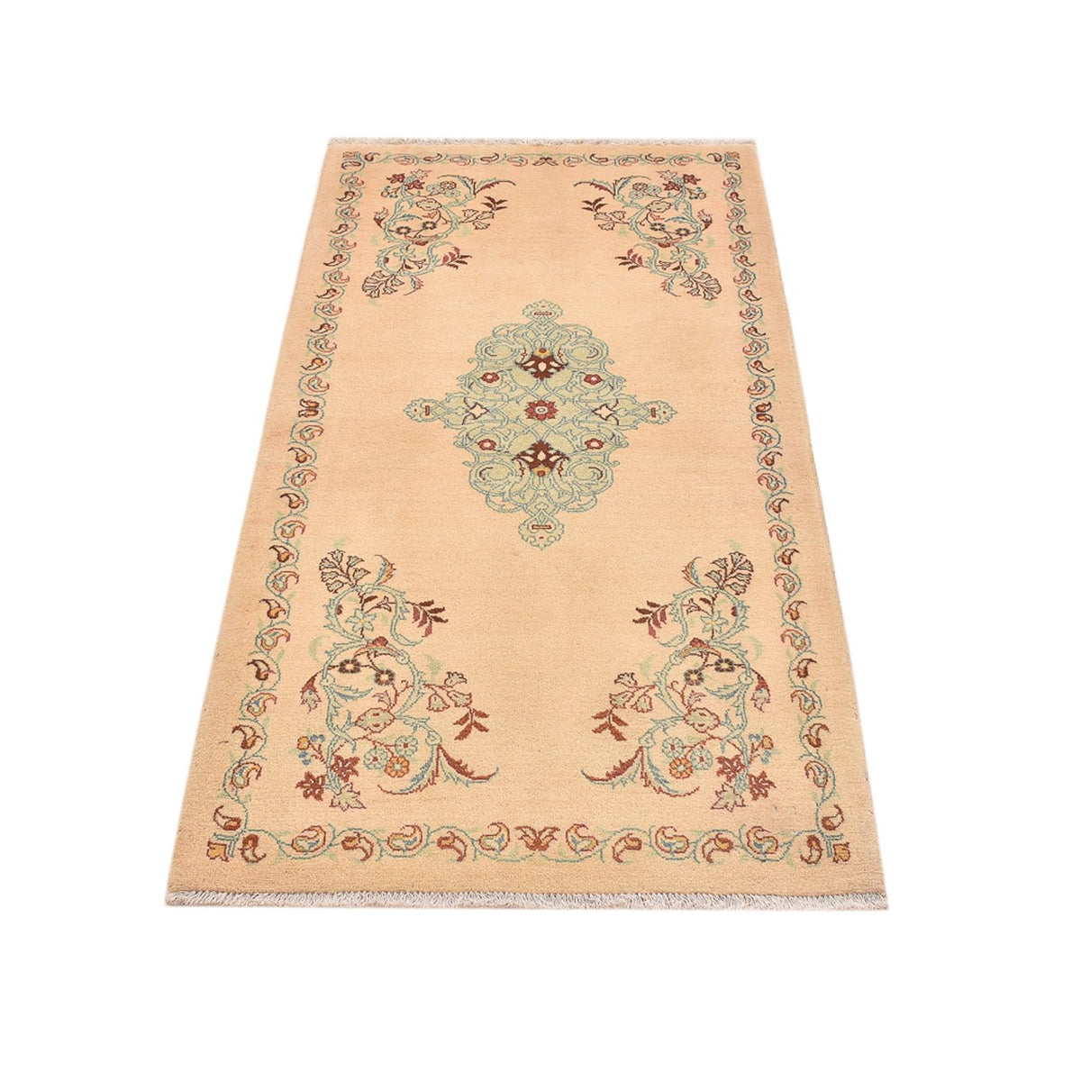 Perzisch tapijt - Keshan - 158 x 75 cm - beige