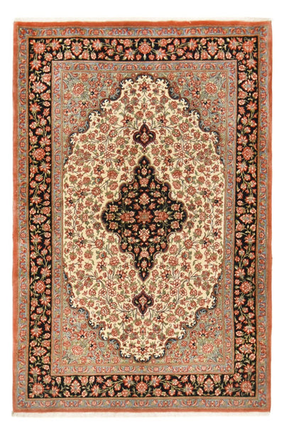 Sarouk Tapijt 146x215cm - Perzisch tapijt - donker beige