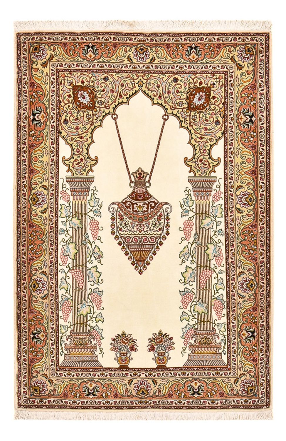 Perzisch tapijt - Tabriz - Royal - 160 x 102 cm - veelkleurig