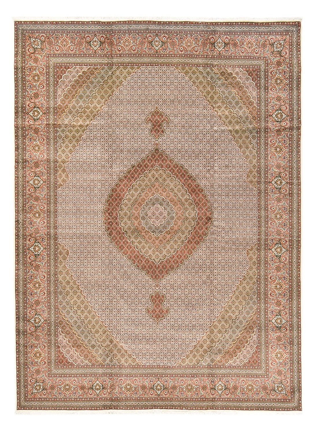 Perzisch tapijt - Tabriz - Royal - 500 x 356 cm - donker beige