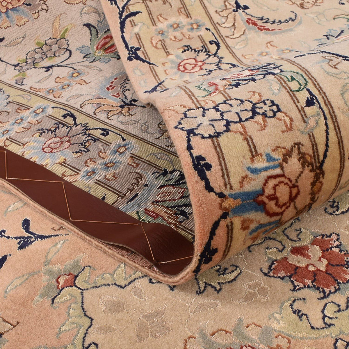 Perzisch tapijt - Tabriz - Royal - 367 x 258 cm - donker beige