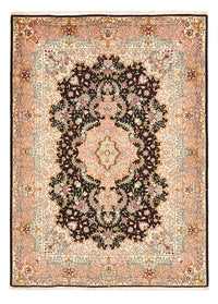 Perzisch tapijt - Tabriz - Royal - 210 x 151 cm - donkerblauw