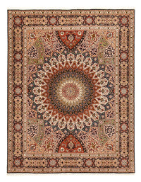 Perzisch tapijt - Tabriz - Royal - 260 x 205 cm - donker beige