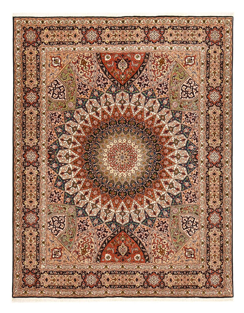 Perzisch tapijt - Tabriz - Royal - 260 x 205 cm - donker beige