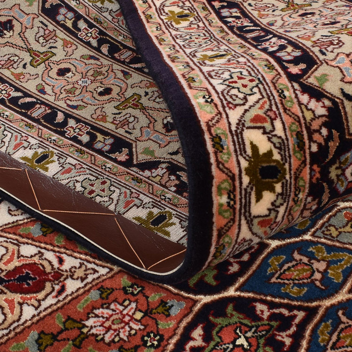 Perzisch tapijt - Tabriz - Royal - 260 x 205 cm - donker beige