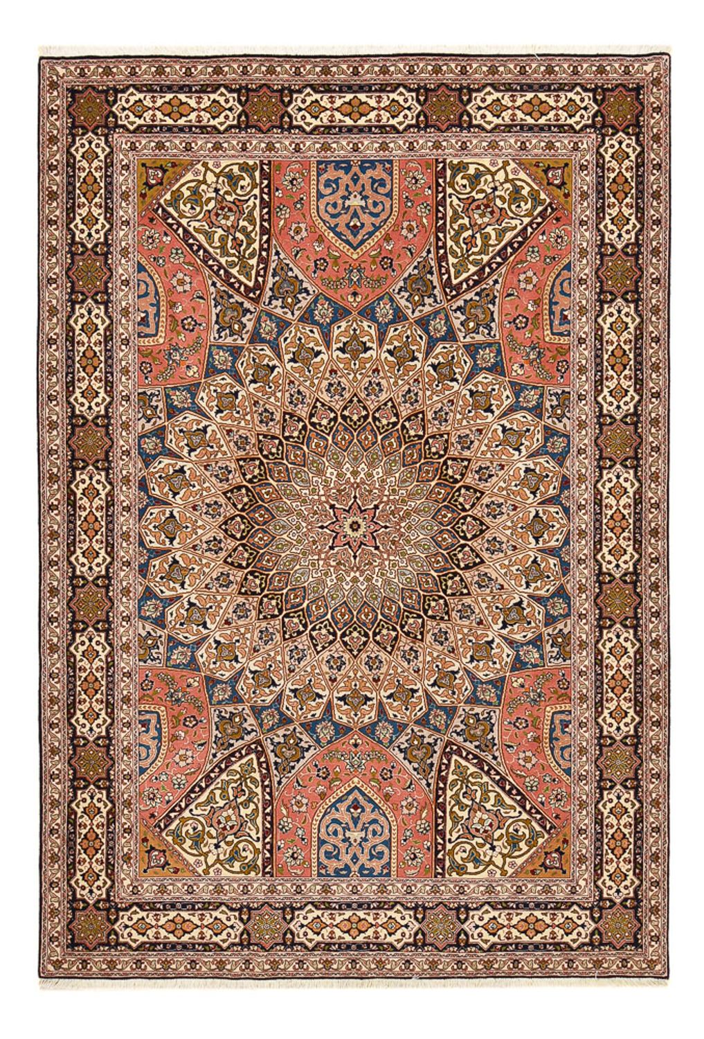Perzisch tapijt - Tabriz - Royal - 250 x 170 cm - donker beige