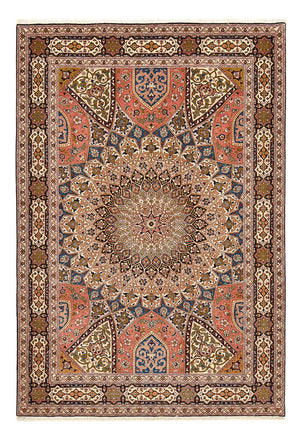 Perzisch tapijt - Tabriz - Royal - 250 x 170 cm - donker beige