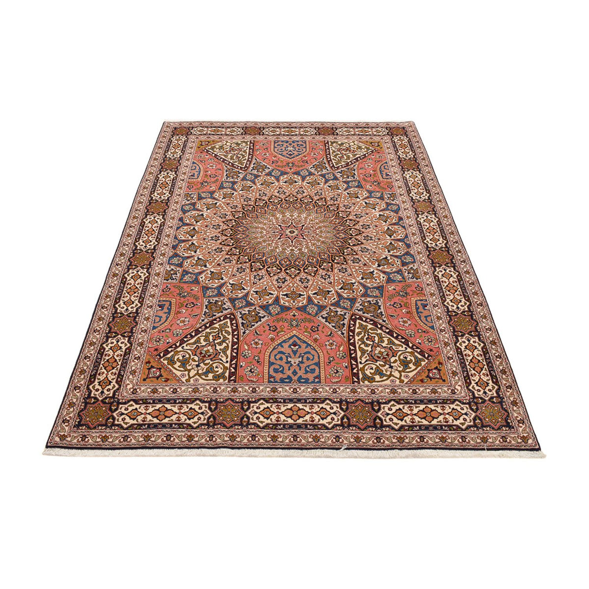 Perzisch tapijt - Tabriz - Royal - 250 x 170 cm - donker beige