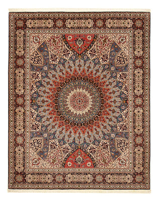 Perzisch tapijt - Tabriz - Royal - 255 x 205 cm - donker beige