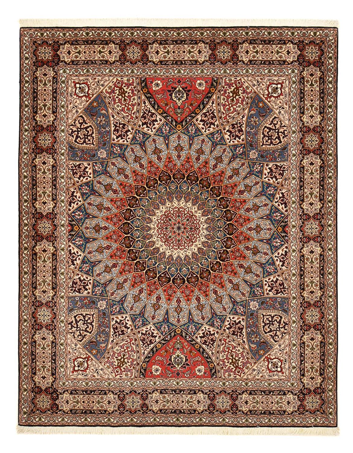 Perzisch tapijt - Tabriz - Royal - 255 x 205 cm - donker beige