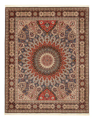 Perzisch tapijt - Tabriz - Royal - 255 x 205 cm - donker beige