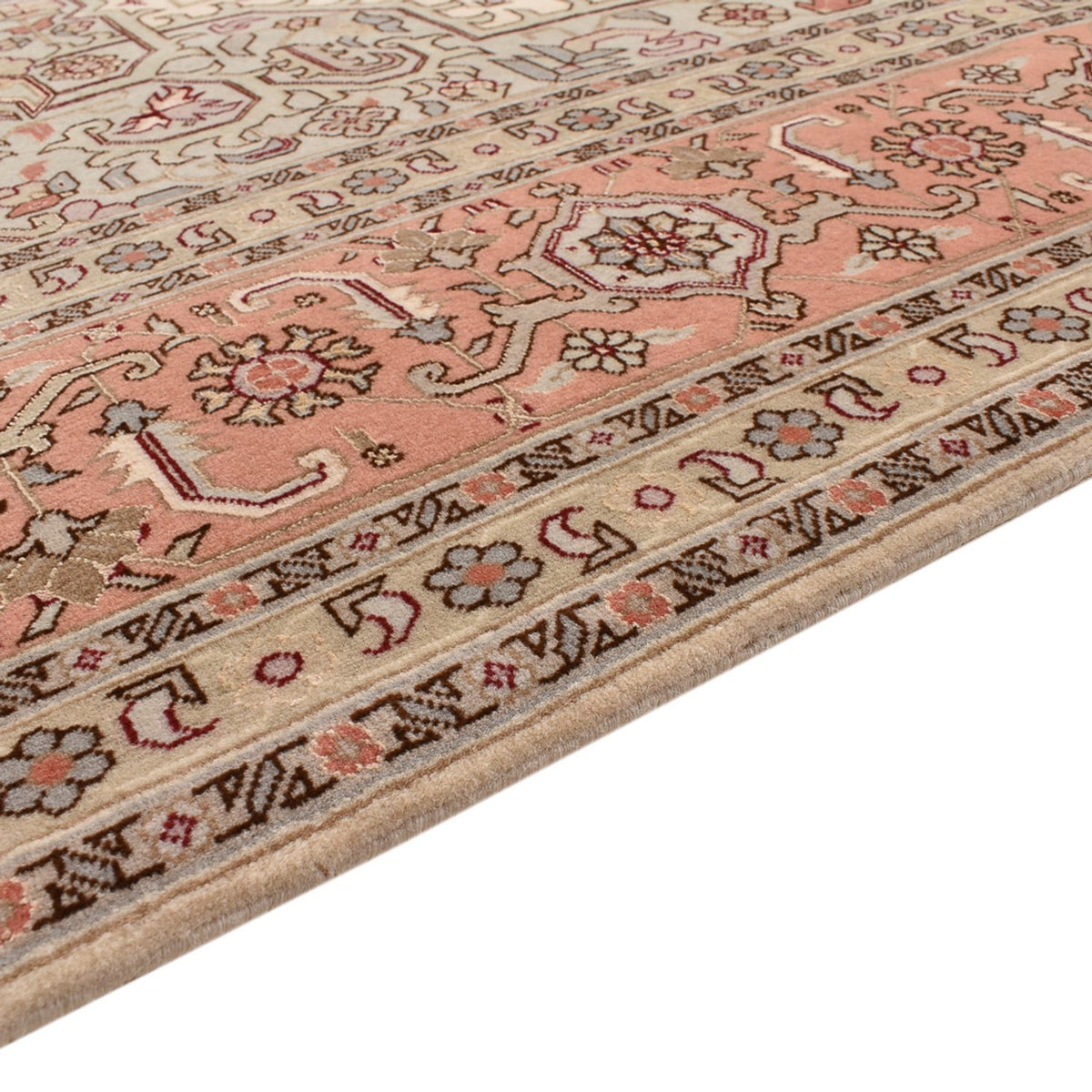 Perzisch tapijt - Tabriz - Royal - 312 x 205 cm - zand