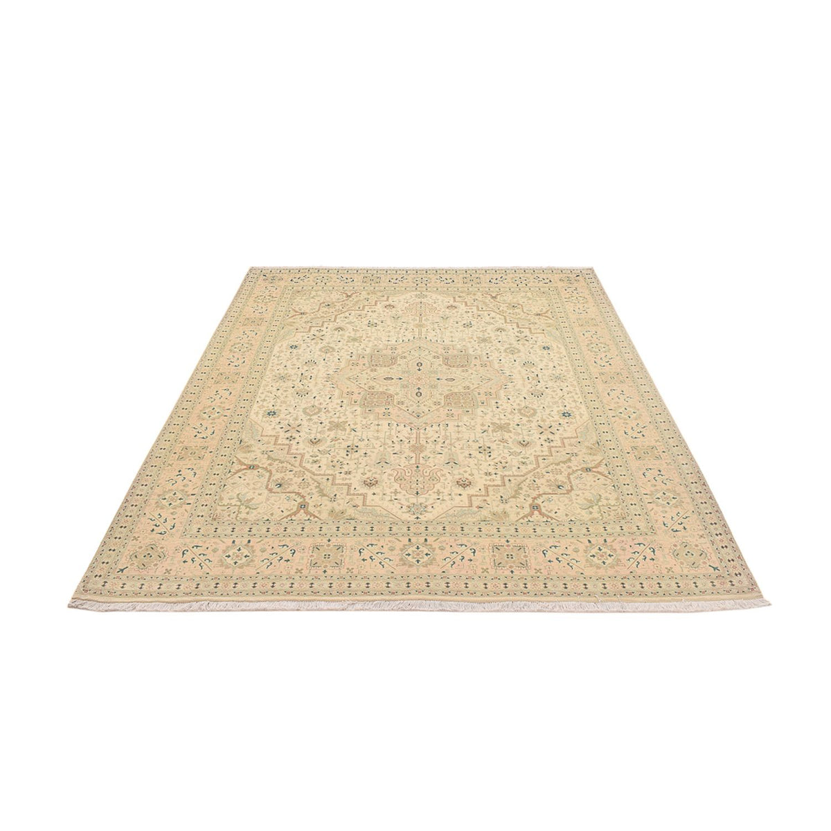 Perzisch tapijt - Tabriz - Royal - 257 x 202 cm - zand