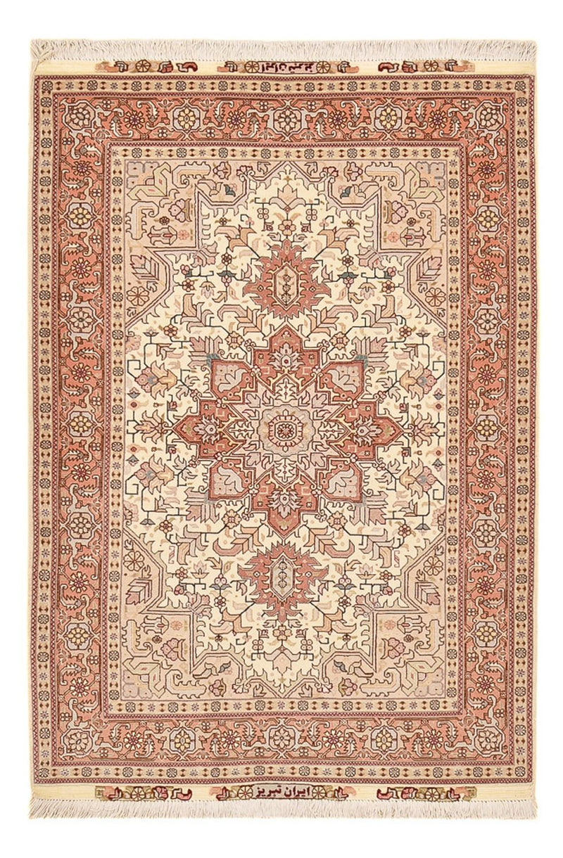 Perzisch tapijt - Tabriz - Royal - 161 x 105 cm - licht rood