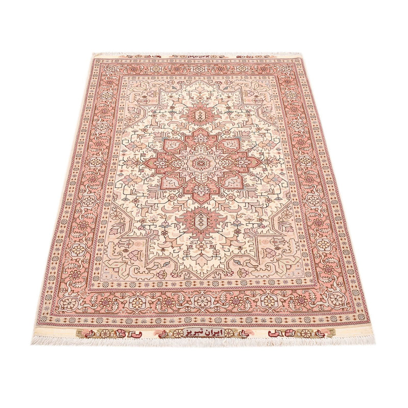 Perzisch tapijt - Tabriz - Royal - 161 x 105 cm - licht rood
