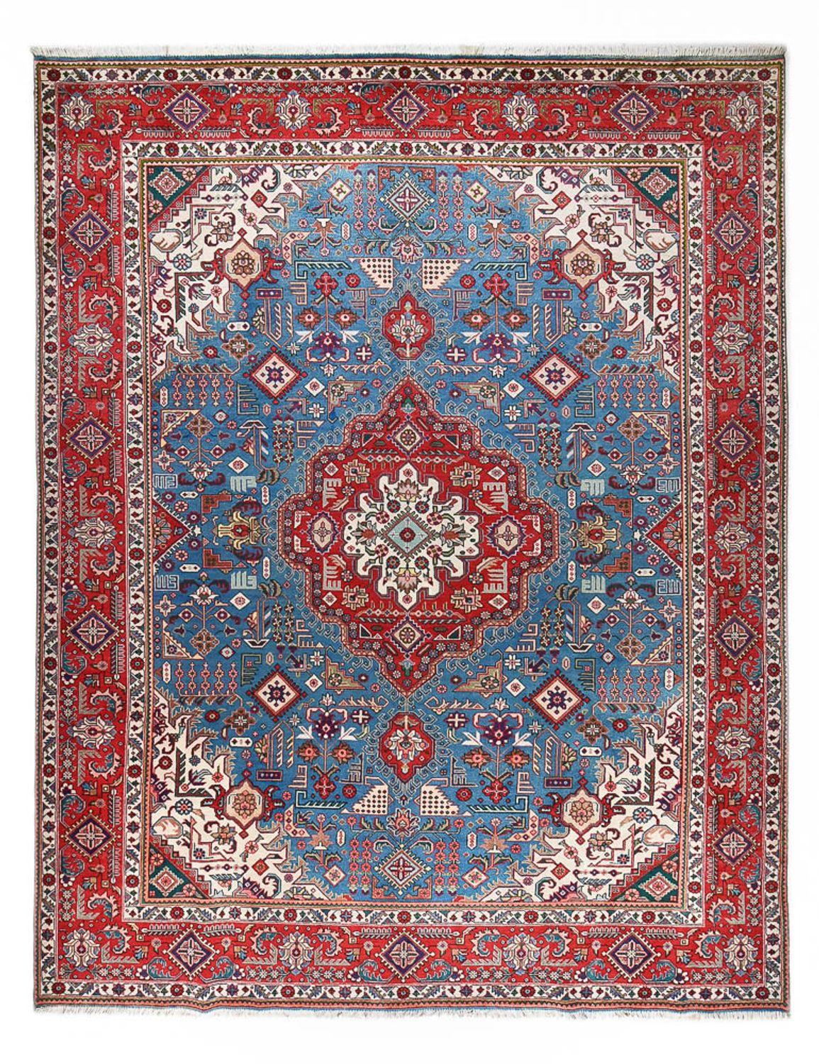 Perzisch tapijt - Tabriz - Royal - 400 x 312 cm - blauw