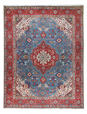 Perzisch tapijt - Tabriz - Royal - 400 x 312 cm - blauw