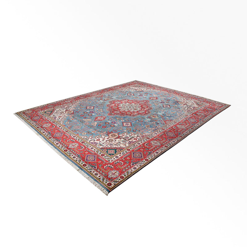Perzisch tapijt - Tabriz - Royal - 400 x 312 cm - blauw