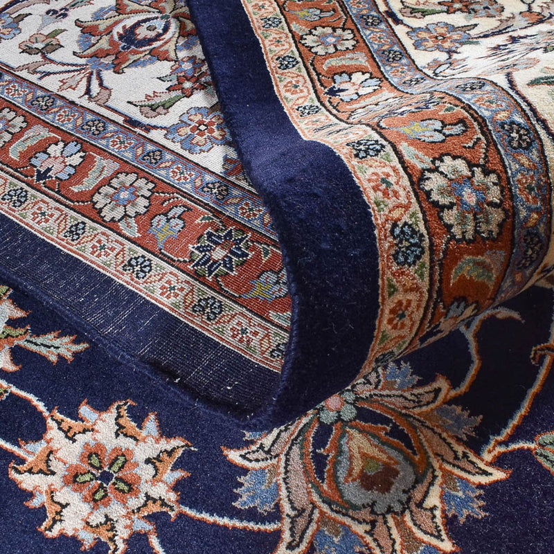Perzisch tapijt - Klassiek - Koninklijke - 384 x 304 cm - donkerblauw