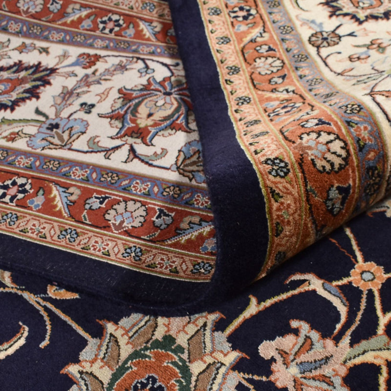 Perzisch tapijt - Klassiek - Koninklijke - 392 x 300 cm - donkerblauw