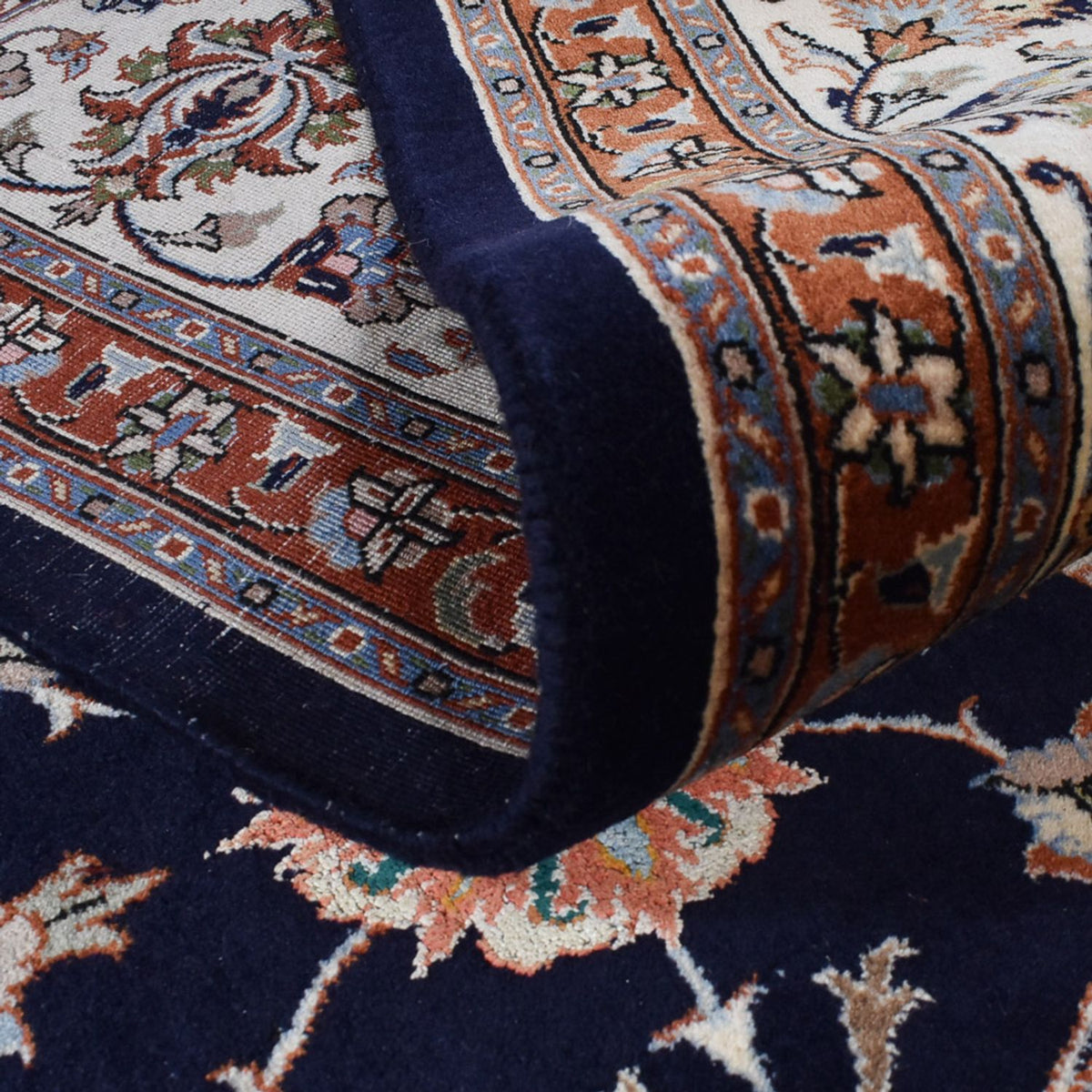 Perzisch tapijt - Klassiek - Koninklijke - 334 x 250 cm - donkerblauw