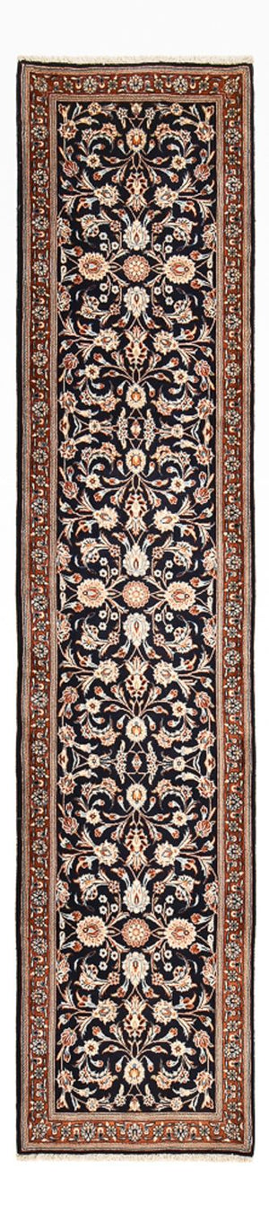 Loper Perzisch tapijt - Klassiek - 335 x 77 cm - donkerblauw
