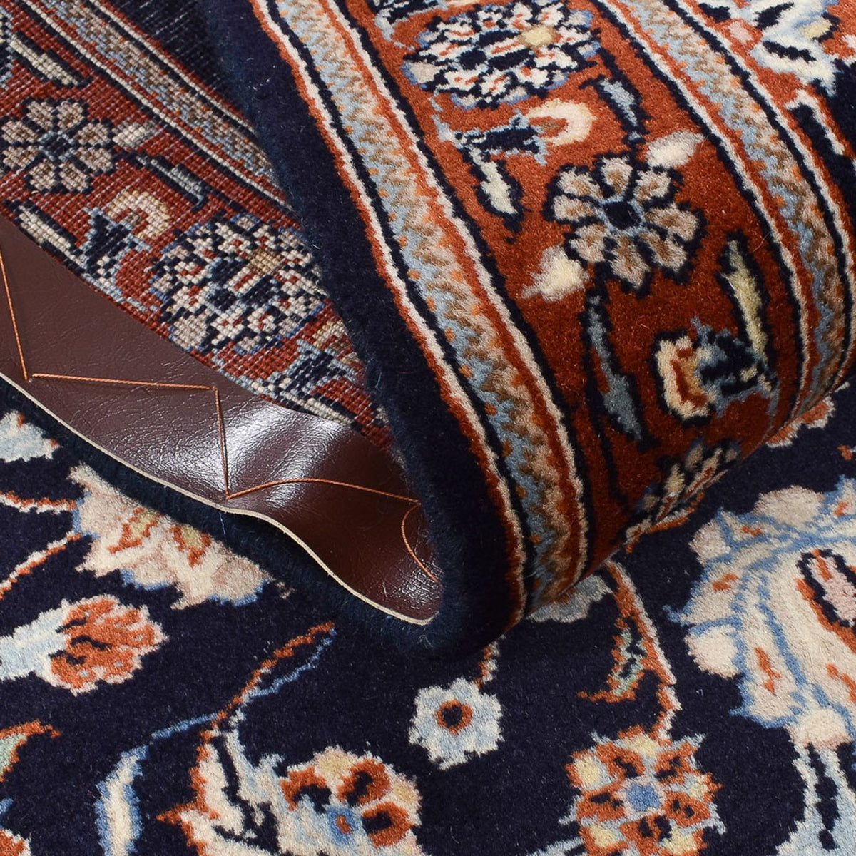 Loper Perzisch tapijt - Klassiek - 335 x 77 cm - donkerblauw