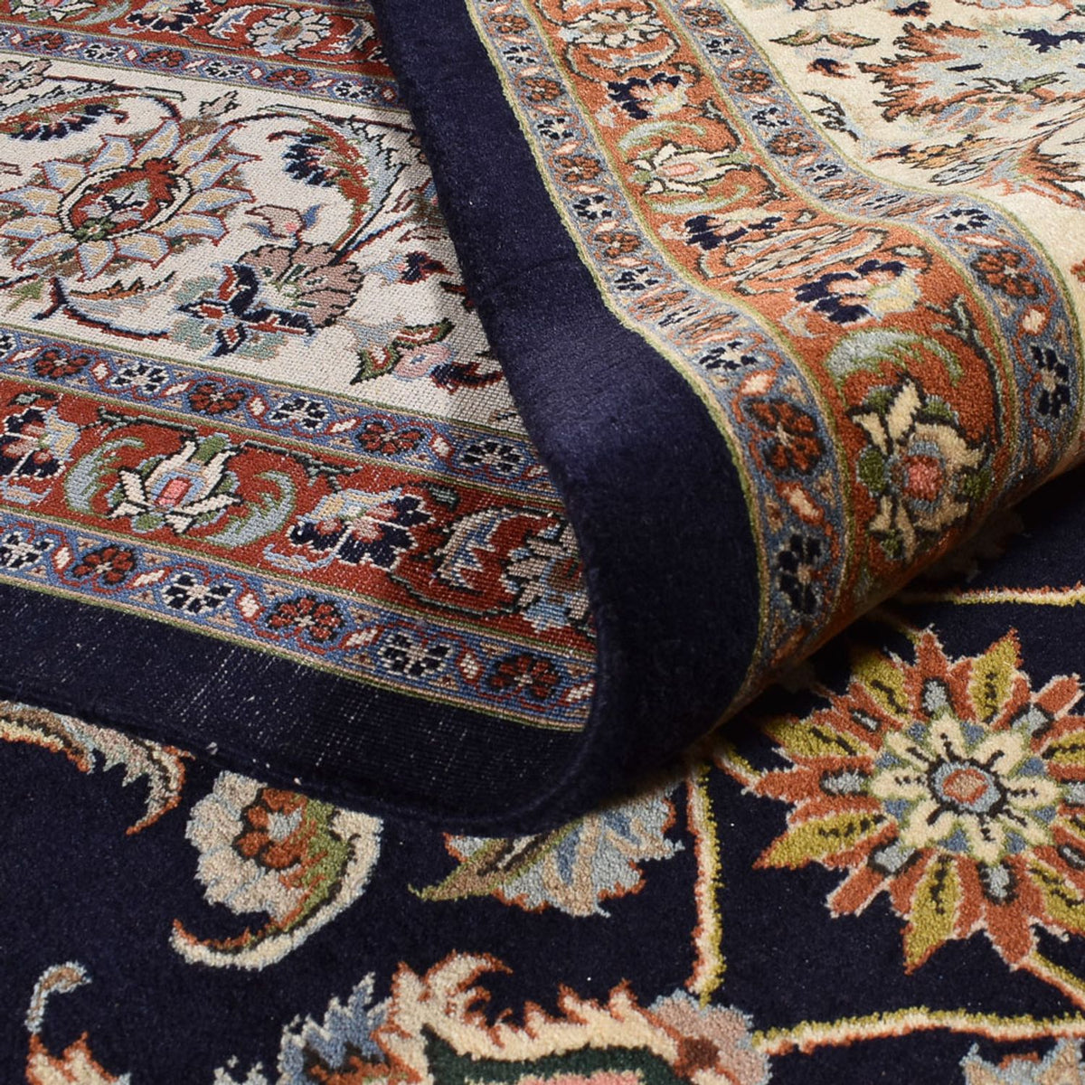 Perzisch tapijt - Klassiek - Koninklijke - 392 x 302 cm - donkerblauw