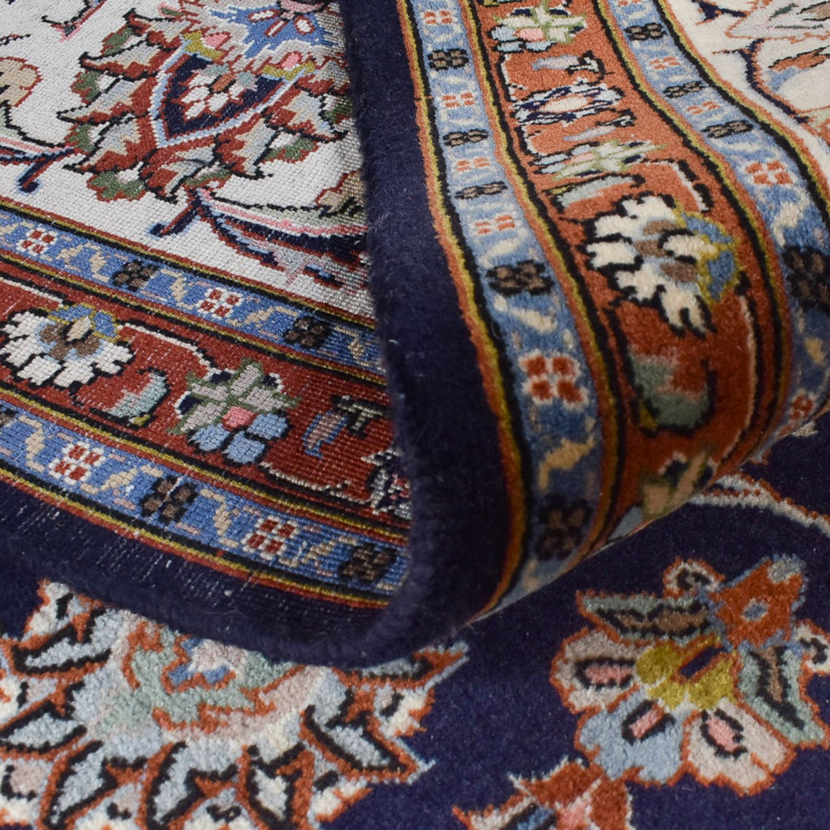 Perzisch tapijt - Klassiek - Koninklijke - 345 x 252 cm - donkerblauw