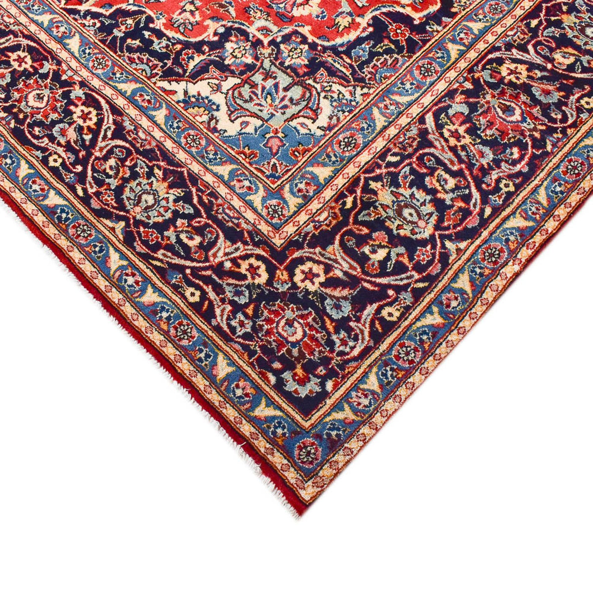 Perzisch tapijt - Keshan - 344 x 250 cm - rood