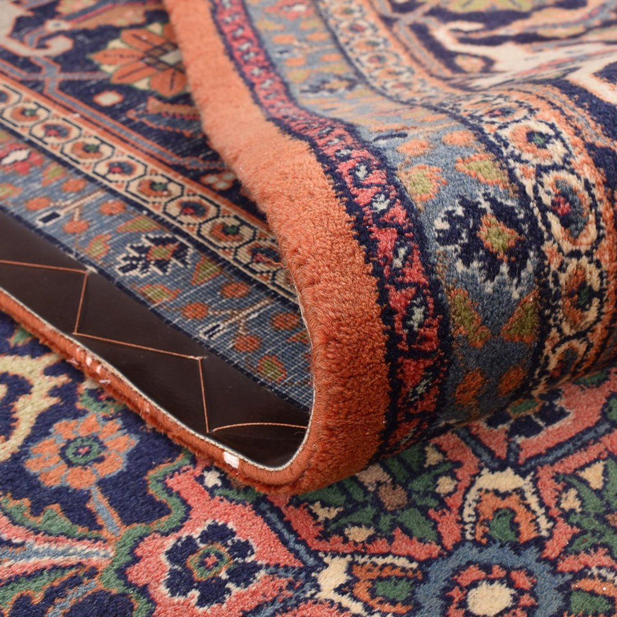 Perzisch tapijt - Bijar - 398 x 302 cm - donker beige